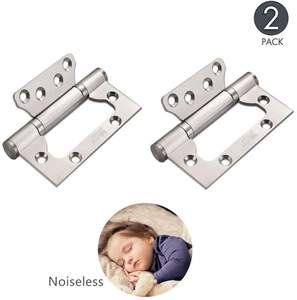 Bisagras Ocultas de Acero Inoxidable en Forma de Mariposa de 4 Pulgadas para Puertas de Madera, Bisagras de Acero Inoxidable para Puertas de Acero - Product Image 5