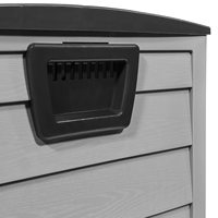 Heavy Duty 290L Deck Box Patio Porche Jardin En Plastique Verrouillable Étanche Boîte De Rangement Extérieure pour Coussins Divers