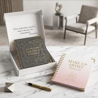 Agenda personnalisé imprimé en couleur, couverture en tissu PP, reliure spirale, 12 onglets, carnet