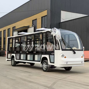 Bus électrique de tourisme haut de gamme à coque extérieure polie, avec cabine confortable à circulation d'air, navette de visite pour stations balnéaires en montagne - Product Image 2