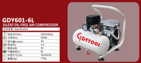 Compresseur d'air silencieux 550W/50HZ Portable Sans huile Haute efficacité 6L Médical GDY601-6L Pompe à air silencieuse