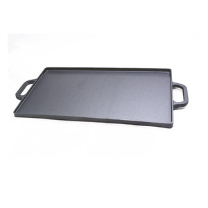 China Manufacture Double Side Pre-seasoned Cast Iron Griddle for Camping - Product Image 5