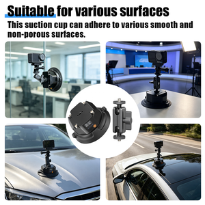 Supporto per Telecamera con Aspirazione Elettrica a Vuoto 360° °   Supporto Regolabile per Fotografia <span class=keywords><strong>da</strong></span> Tetto Auto, Resistente e Anti-Caduta, per Telefono - Product Image 3
