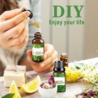 Coffret Cadeau de 7 Huiles Essentielles 10 ml 100% Extraits Végétaux Pressées à Froid Écologiques Parfum Frais Réveillez la Peau Boîte Luxe Cheveux