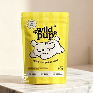 OEM/ODM Customizable Stand Plastic Pouch for <b>Pet</b> Food Packaging Food Grade BOPP/VMPET/PE Zipper Top Smell Proof Wholesale - Product Image 4