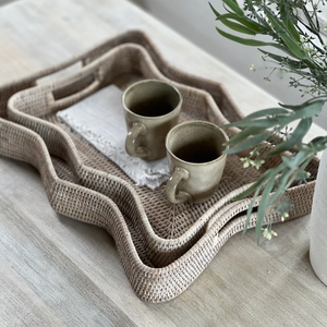 ถาดหวายสานด้วยมือแบบคลาสสิกอุปกรณ์บนโต๊ะอาหารเครื่องดื่มแบบยั่งยืนเครื่องครัวสำหรับตกแต่งบ้าน - Product Image 5