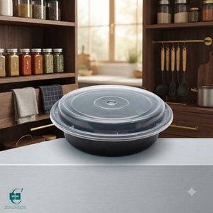 Cajas de Comida Desechables de Plástico PP con Tapas, Recipientes Rectangulares para Comida para Llevar, Catering y Empaque para Restaurantes - Product Image 1