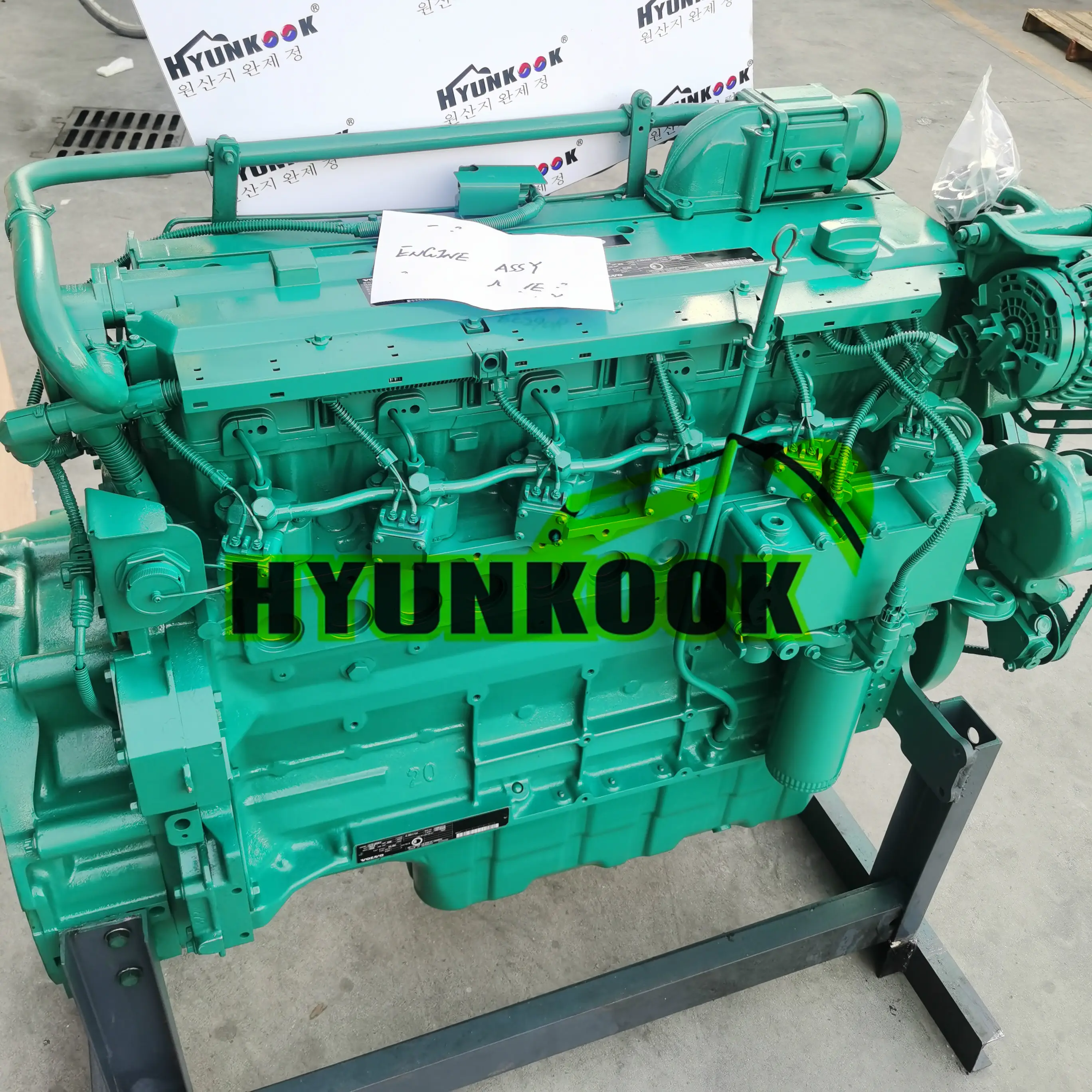 Двигатель HYUNKOOK D4D D5D D6D D6E D7D D7E D12D D13 D13A D13F D16D полный двигатель в сборе