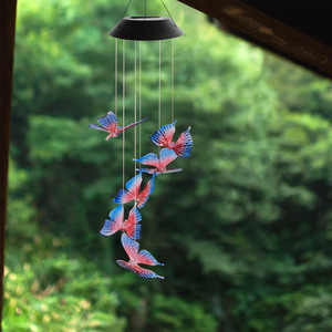 LED Solar <b>butterfly</b> Decorations Color Changing Waterproof Hanging Wind Chime <b>Lights</b> Patio Garden Decoration Indoor and Outdoor - Product Image 5