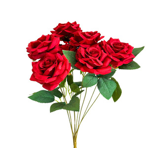 Flores <span class=keywords><strong>de</strong></span> Rosa Artificiales <span class=keywords><strong>de</strong></span> Seda al por Mayor <span class=keywords><strong>de</strong></span> Fábrica China para Bodas, Día <span class=keywords><strong>de</strong></span> San Valentín, Decoración del Hogar, Ramos <span class=keywords><strong>de</strong></span> <span class=keywords><strong>Novia</strong></span> <span class=keywords><strong>de</strong></span> Larga Duración - Product Image 1