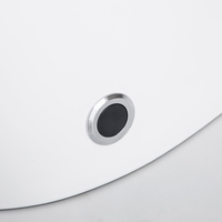 Siphon de toilette monobloc intelligent de luxe européen à double chasse avec télécommande piège en S allongé monté au sol