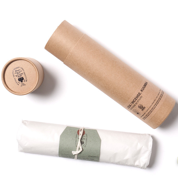 Custom Logo Eco Friendly Cardboard Cylinder Container for Clothing T Shirt Sock Scarf Paper Tube Packaging