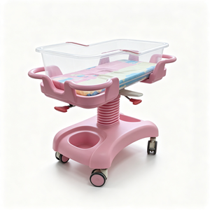 Culla Ospedaliera per <span class=keywords><strong>Neonati</strong></span> di Grado Medicale in ABS Stampato a Iniezione con Vasca Trasparente Sterilizzabile e Materasso Personalizzato - Product Image 4
