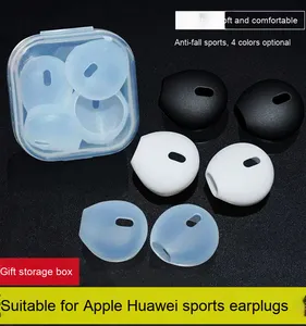 Silikon anti-sonbahar kaymaz anti-kayıp Apple Huawei Iphone11 için kanatsız kulak kapakları kablolu kulak kulakiçi kulak koruyucu kollu - Product Image 6