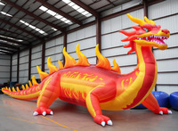 Décoration gonflable BOYI, événement gonflable, dragon de dessin animé personnalisé