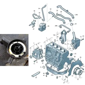 Membrana separadora de aceite de ventilación para <span class=keywords><strong>Skoda</strong></span> <span class=keywords><strong>Fabia</strong></span> Octavia VW Golf Polo Seat Ibiza/ST 036103464AJ 036103464AD 036103464 - Product Image 3