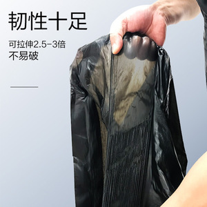 E-Clean Garbage Bags Black Thickened Flat <b>Opening</b> Large Size For Home Hotels Restaurants Factory Wholesale - Product Image 5