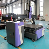 Machine de fraisage CNC économique à 4 axes, type 1325, contrôleur DSP, broche rotative, routeur CNC 3D pour le travail du bois