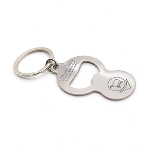 CY Customized Company LOGO Epavo Equipo Black Color Soft Enamel Stainless Steel Bottle Opener Keyring <b>Coin</b> Remover - Product Image 2