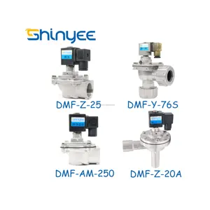 Shinyeepneumatic sản phẩm phổ biến 2023 xu hướng DMF-Y-76S thường mở thép không gỉ solenoid valve van xung