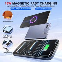 Cargador Portátil Magnético Qi2 Slim de Aluminio Xiaomi, 10000 mAh, 5000 mAh, Carga Rápida de 22.5 W