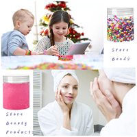 Vente en gros 50g 50 ml 100ml 150 ml 200ml 250ml 2 Oz 4oz 8 oz 16oz Pot en plastique de qualité alimentaire Pot alimentaire en PE transparent avec couvercles en plastique