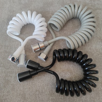 DALEPU Pommes de douche haute pression en TPU de haute qualité avec finition chromée, design moderne, fonction pluie pour salle de bain et plomberie