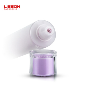 <span class=keywords><strong>Tube</strong></span> Plastik Double Chamber 2 in 1, Dapat Diperas, Kapasitas 100ml & 200ml, Kemasan <span class=keywords><strong>Tube</strong></span> untuk Pembersih Wajah/Lotion Tubuh/Perawatan Kulit - Product Image 3