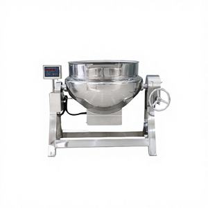 Nuevo Olla de Cocina Industrial de Gran Capacidad de Acero Inoxidable con Motor para Mezcla Planetaria de Alimentos como Tomate y Mantequilla de Cacahuete - Product Image 1