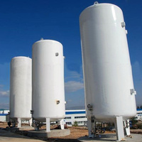 Proveedores de tanques de oxígeno líquido 15m3 Equipo de almacenamiento criogénico grande Fabricante de O2 cilindro de tanque de GLP
