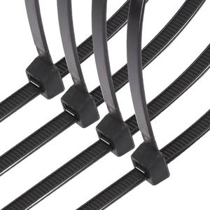 Bridas de poliamida 4,8 x 450 mm (30 unidades) negras, ideales para sujetar cables y organizar elementos en el hogar o la industria. - Product Image 2