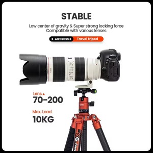<span class=keywords><strong>Fotopro</strong></span> <span class=keywords><strong>Trépied</strong></span> de voyage en fibre de carbone <span class=keywords><strong>Trépied</strong></span> vidéo compact portable ultraléger pour appareil photo - Product Image 2