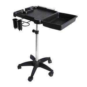 Qualité Salon Plateau Chariot Beauté Extension De Cheveux Meubles 5 Roues Chariot Nouveau ABS En Plastique Barber Cheveux Coloriste Utiliser Spa Atelier - Product Image 2
