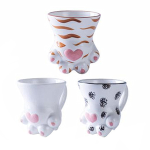 Taza de porcelana barata con impresión negra personalizada, calcomanía personalizada, Linda oreja, café, té, gato, Taza de cerámica - Product Image 4
