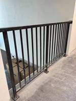 Système de garde-corps moderne en aluminium thermolaqué, kit de main courante pour terrasse, balcon, escalier, véranda