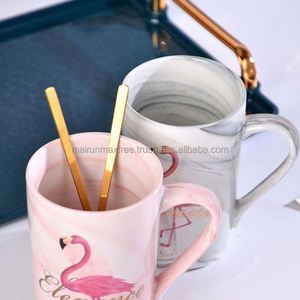 Mug en nylon marbré promotionnel unique 2024, imprimé en sérigraphie avec logo personnalisé, design MR MRS, tasse portable pour couple, cadeau - Product Image 2