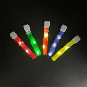 2024 The world's hot-selling radio controlled led bracelet, DMX control voice-activated led flash bracelet manufacturer