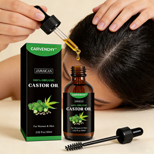 Aceites Puros para el Crecimiento del Cabello, Aceite Esencial Natural, Aceite de <span class=keywords><strong>Ricino</strong></span> Prensado en Frío, Aceite de <span class=keywords><strong>Ricino</strong></span> Negro Jamaicano para el Crecimiento del Cabello - Product Image 5