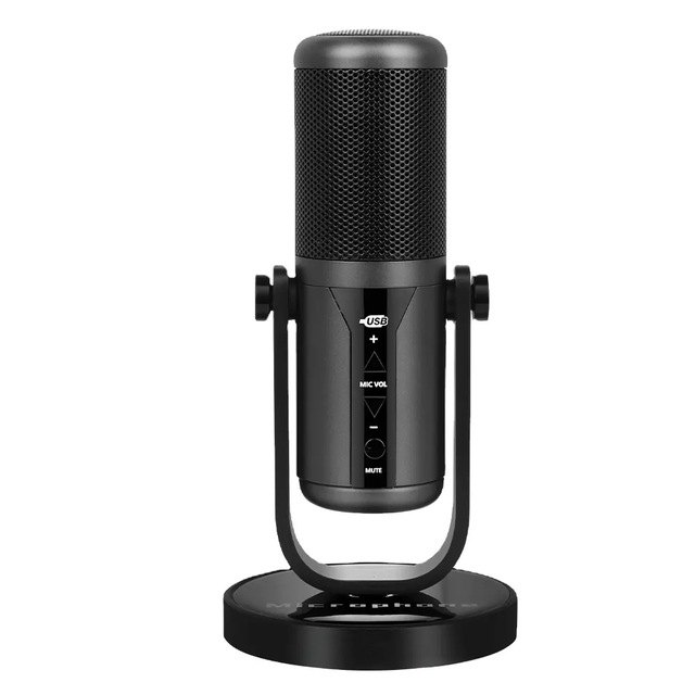 Factory Prices K12 Desktop Microphone Professional Wired USB Microphone for Live Broadcast