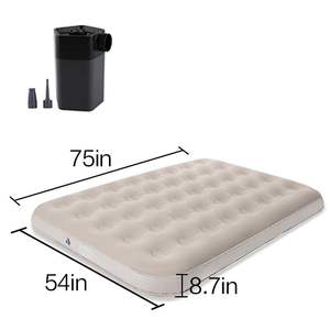 Colchoneta Inflable para Camping Chihu, 190x130x22cm, Rectangular, Portátil, con Bomba Integrada, Material de PVC Flocado y ABS - Product Image 2