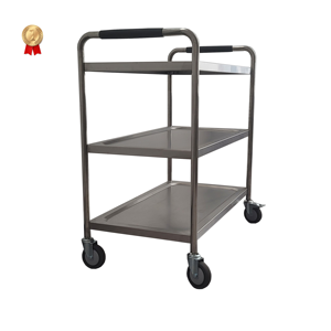 Carros de comedor de acero inoxidable de alta resistencia para cocina comercial para uso en restaurantes y hoteles Suministros para hoteles y restaurantes - Product Image 2