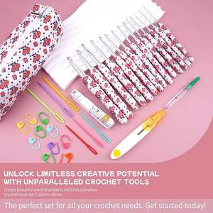 Lot de 14 aiguilles à crochet en caoutchouc 2.25mm(B)-10mm(<span class=keywords><strong>N</strong></span>) - Product Image 6