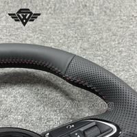 Volant Sur Mesure au Design Sportif, Accessoires Auto en Cuir pour Audi A3 A4 A5 A6 A7 A8 Q3 Q5 Q7