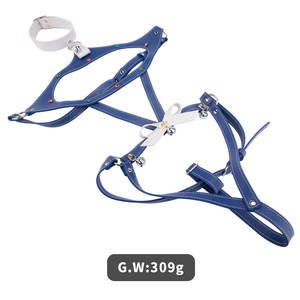 ชุดเครื่องรัดร่างกายสำหรับคู่รักที่ชื่นชอบการเล่นบทบาททาส  ชุดชั้นในหนังสำหรับการเล่น SM  ชุดรัดร่างกายสำหรับคู่รัก BDSM สำหรับผู้หญิง - Product Image 6