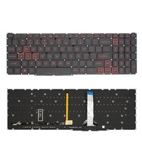 Teclado retroiluminado RU/ruso USA US para Acer Nitro 5 AN515-56 AN515-57, teclados para portátiles para juegos, luz roja LG05P_N10BRL/N14BRL, nuevo