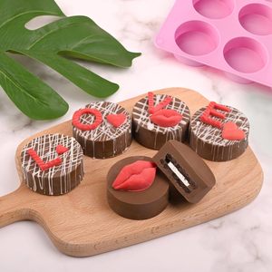 Kích Thước Hoàn Hảo 12 Khoang Xi Lanh Tròn Sô Cô La Bao Phủ <span class=keywords><strong>Cookie</strong></span> Silicone Khuôn Mẫu Cho Kẹo Mini Bánh Thạch Nướng - Product Image 5