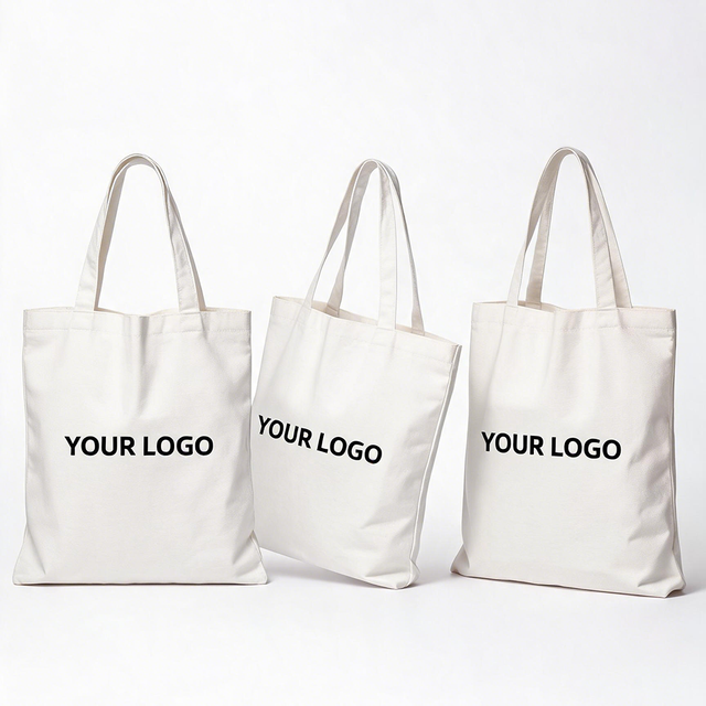 Custom Canvas Cotton Women's Fashion Tote Bag with Logo Design Wholesale Promo Business Gift Tote Bag Custom Print