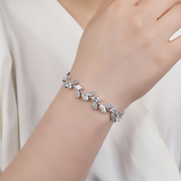Bracelet tennis en cuivre incrusté de zircon 5A pour femme, avec pierres CZ taille marquise, accessoire de mode pour robe de soirée