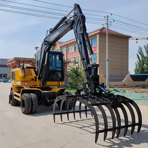 Hydraulic Demolition Grapple Hydraulic Sorting Grab For 20-25Ton Excavator