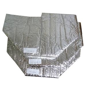 Sacs isolés de doublure de boîte d'aluminium de double bulle de conception industrielle pour la forme de feuille de la livraison de pharmacie - Product Image 2